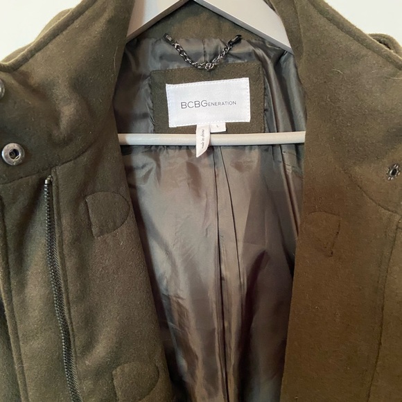 Long army green coat - Picture 7 of 7
